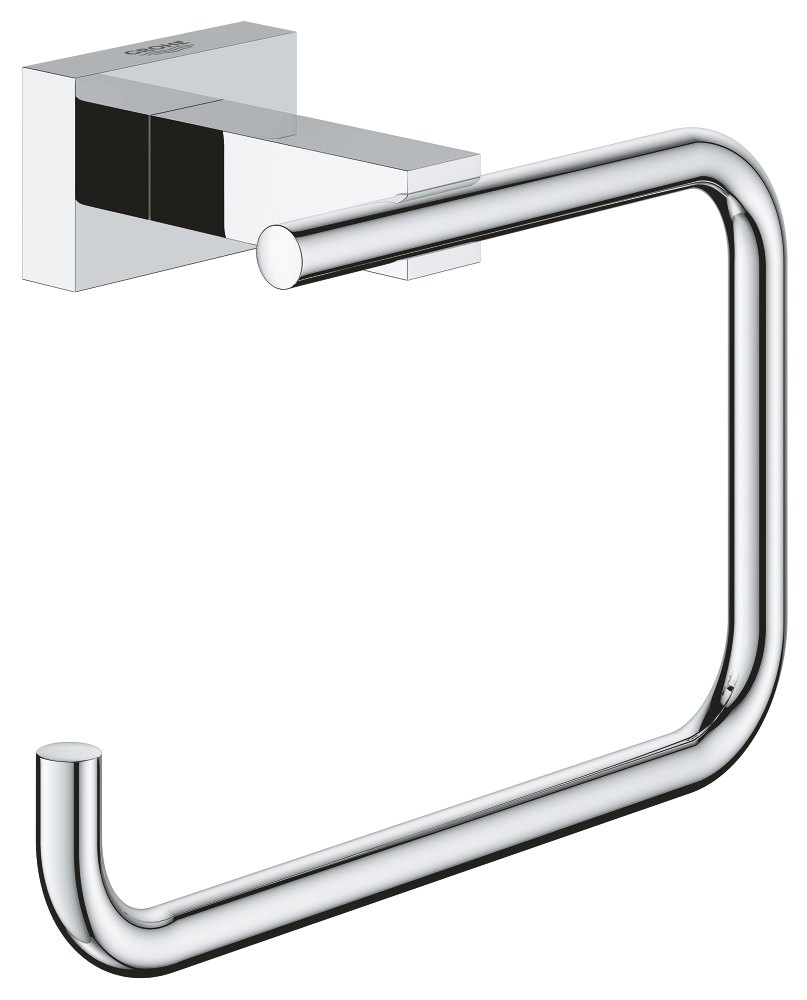 GROHE Essentials Cube Toilet paper holder — Chrome