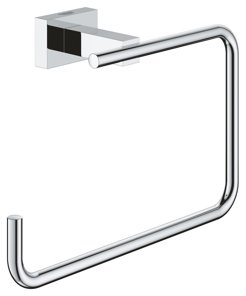 GROHE Essentials Cube Towel ring — Chrome