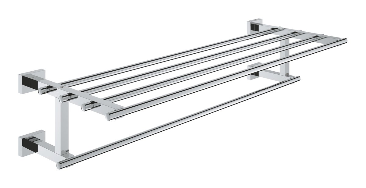 GROHE Essentials Cube Multi towel rack — Chrome