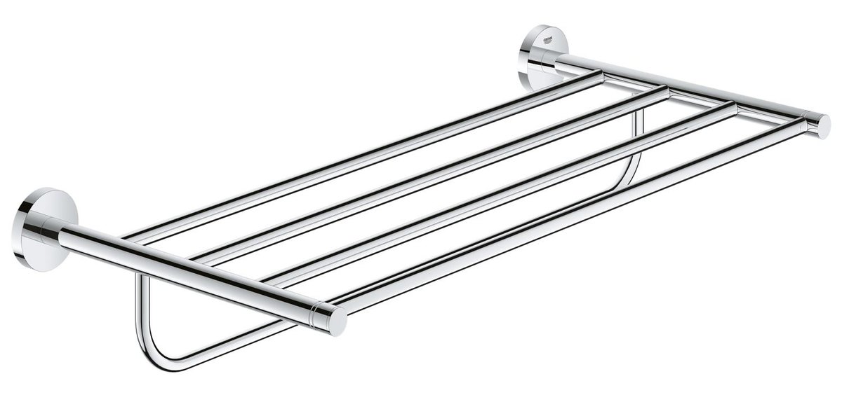 GROHE Essentials Multi bath towel rack — Chrome