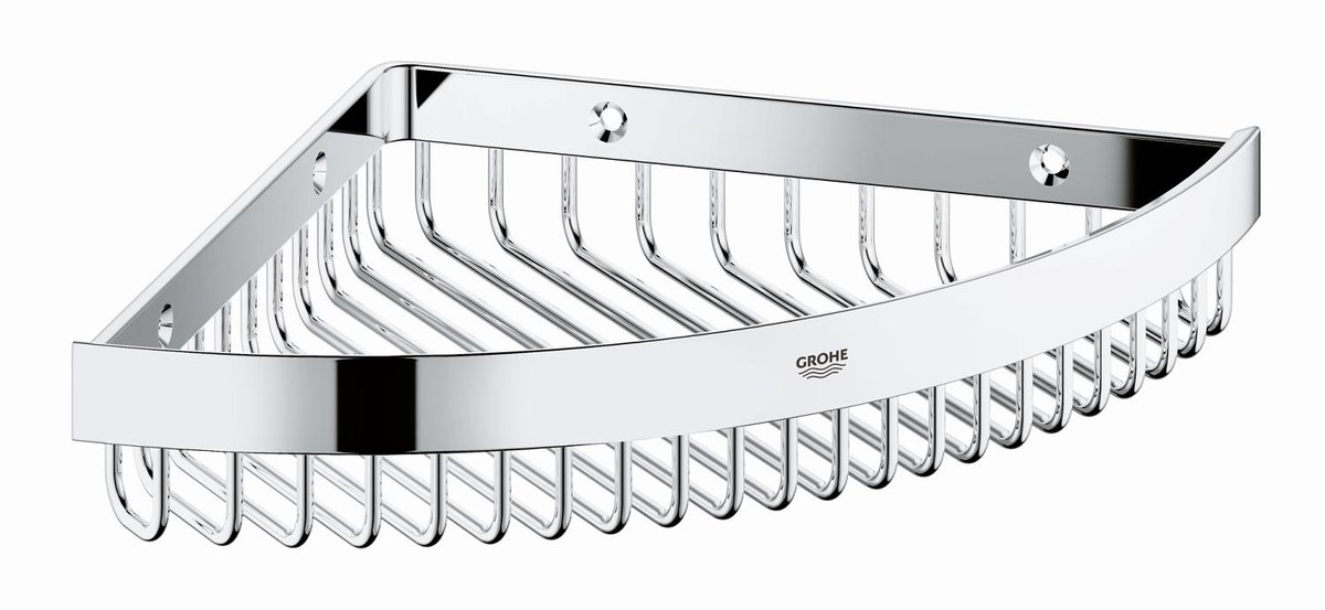 GROHE Selection Cube Soap wire basket — Chrome