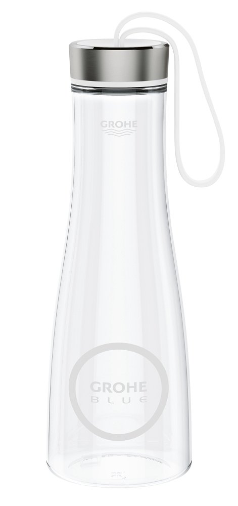 GROHE GROHE Blue Drinking bottle — Chrome