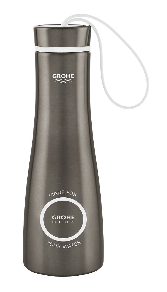 GROHE GROHE Blue Thermo bottle — Brushed Hard Graphite