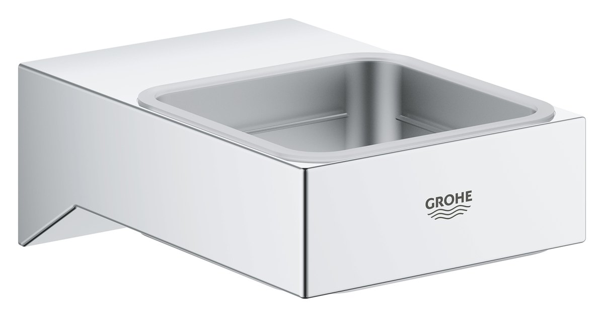 GROHE Selection Cube Holder — Chrome