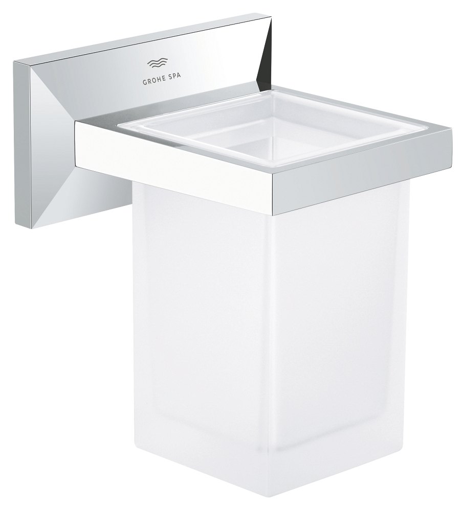 GROHE Allure Brilliant Holder with tumbler — Chrome