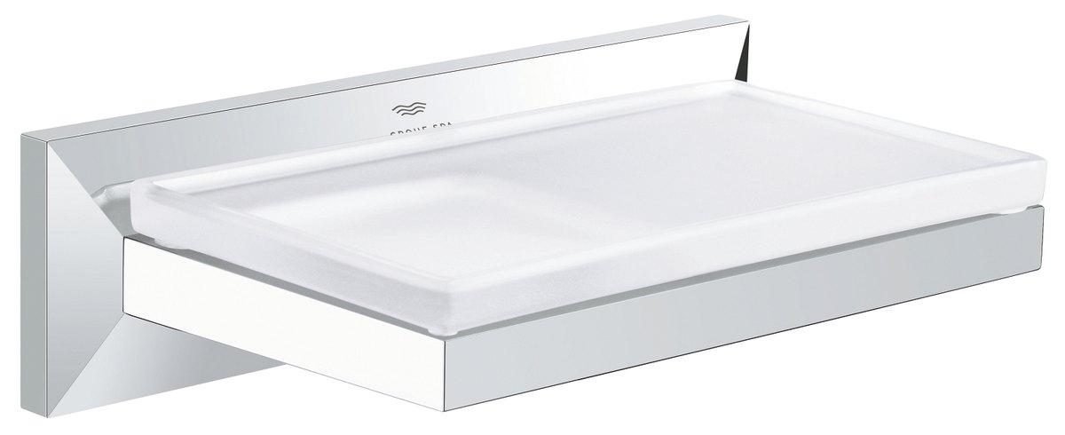 GROHE Allure Brilliant Shelf with soap dish — Chrome