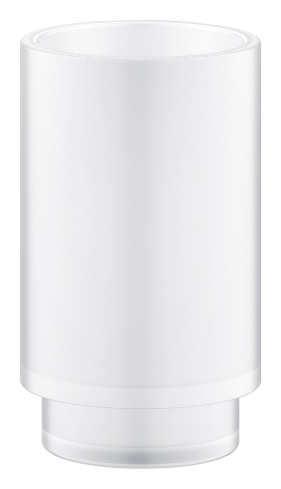 GROHE Selection White glass — Chrome