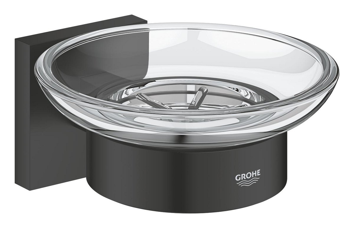 GROHE Start Cube Soap dish with holder — Chrome