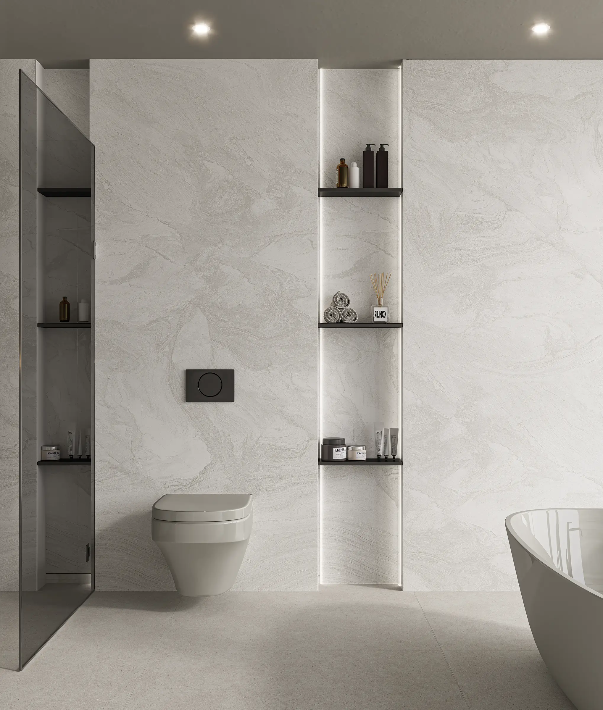 NG Kütahya Atlantis – Marble look tiles — White