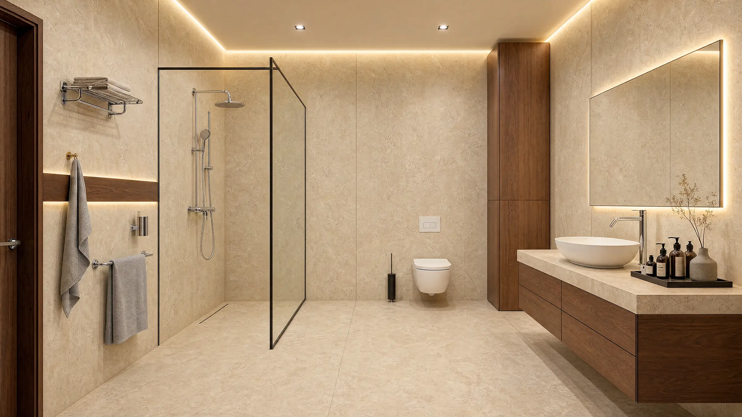 NG Kütahya Pura Cross – Travertine look tiles — Ivory