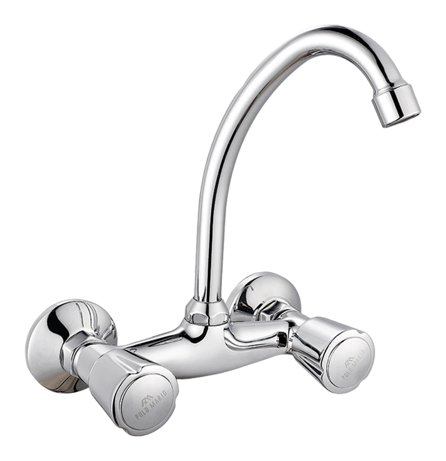 Polo Mario Lima Sink Mixer, wall mounted — Chrome