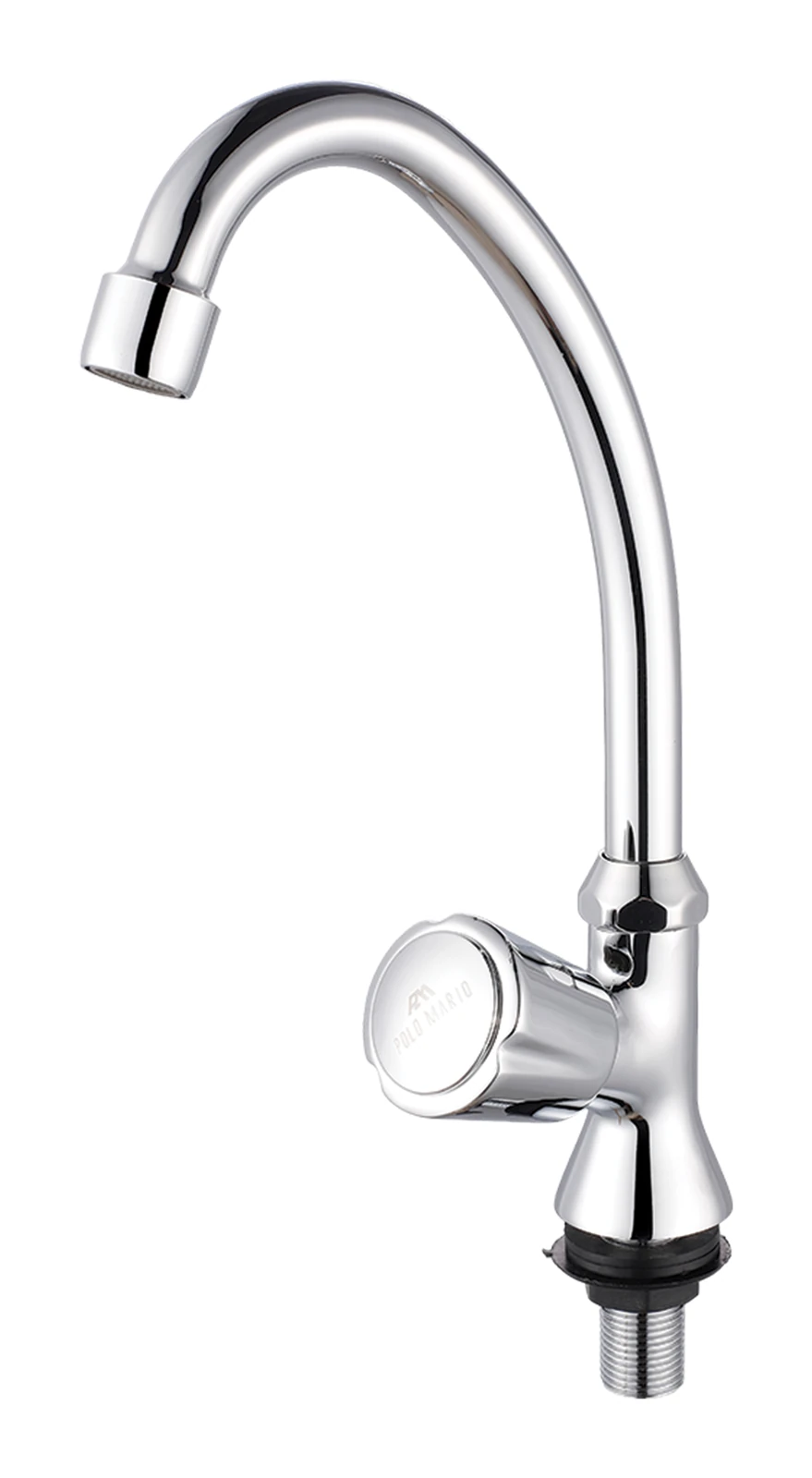 Polo Mario Lima Pillar Tap Sink, swivel spout — Chrome