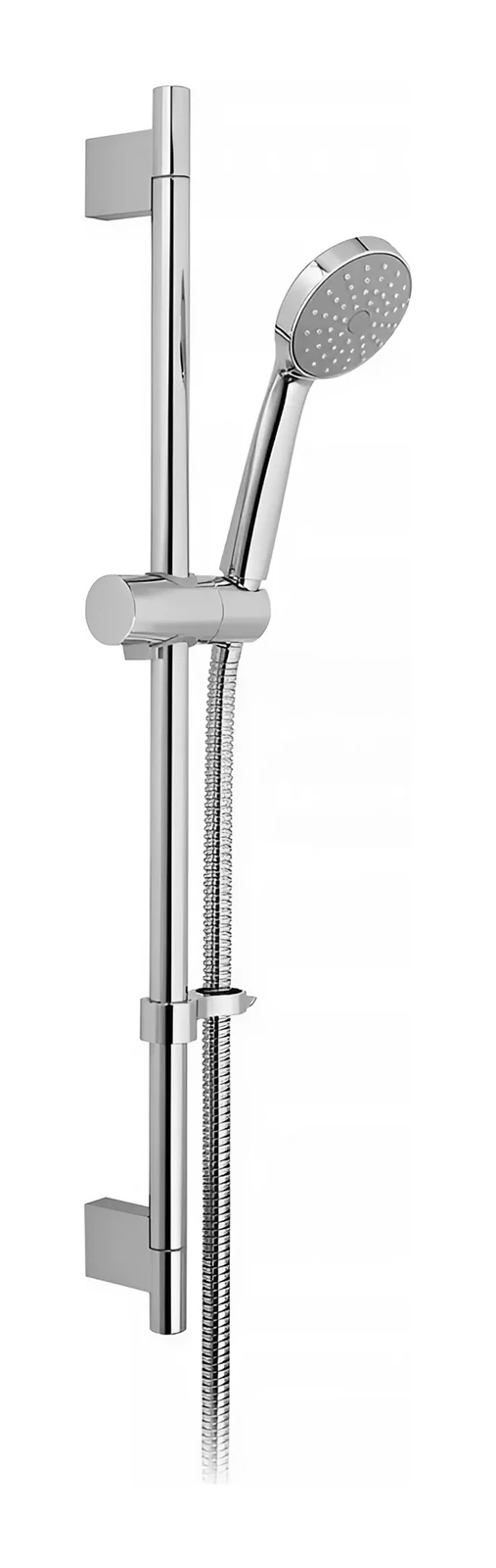 Polo Mario Shower Rail, wall mounted (Rail length 668mm Hand shower 100mm) — Chrome