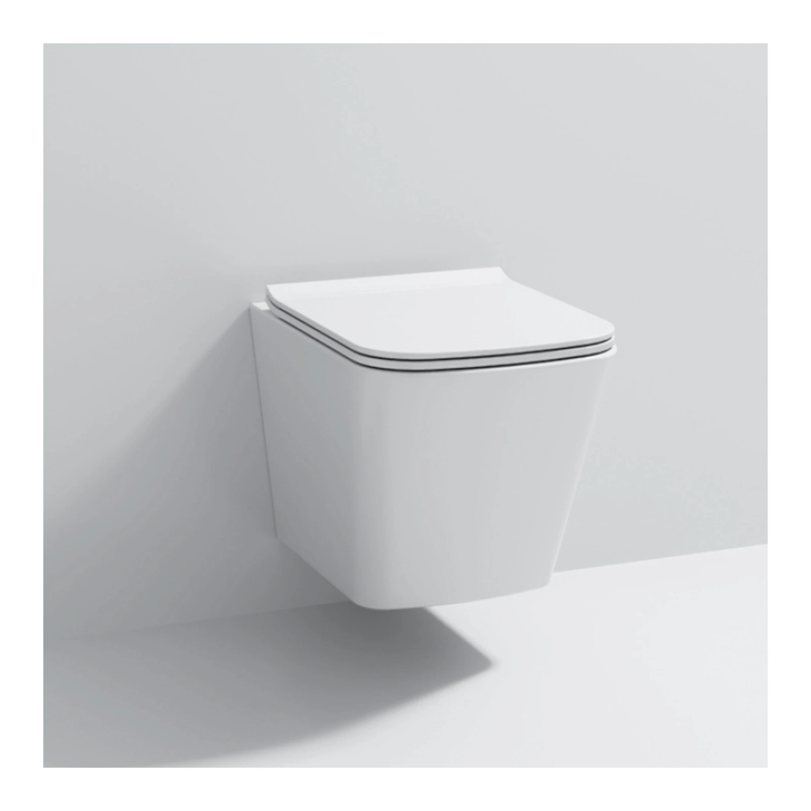 Polo Mario Wall Hung WC, rimless (520x365mm) — White