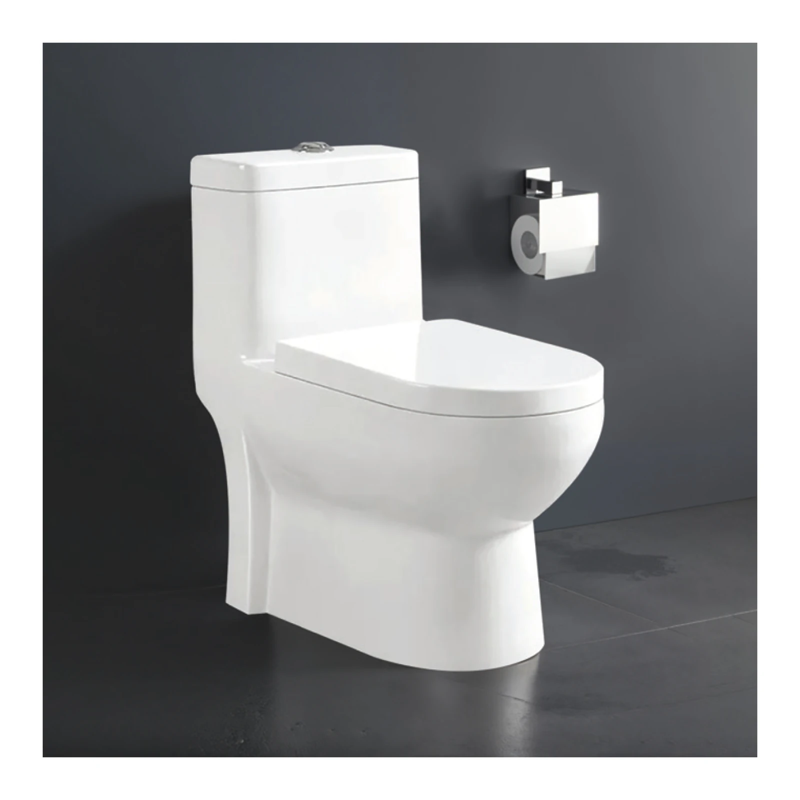 Polo Mario Floor Mounted One Piece WC (690x365x715 mm), rough-in 250 mm — White