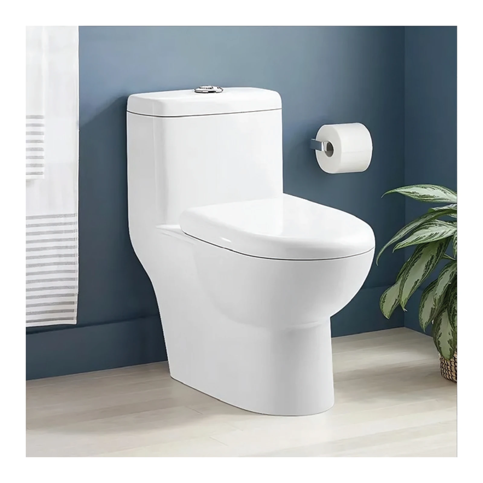 Polo Mario Floor Mounted One Piece WC (690x365x715 mm), rough-in 300 mm — White