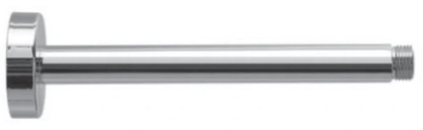 Polo Mario Shower Arm (Round shape Ø 25 mm Threaded connection G1/2” Length 200 mm With cover plate) — Chrome