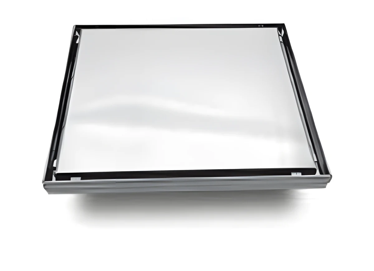 Polo Mario Floor Drain (150x150mm), square Floor drain — Brushed Stainless Steel