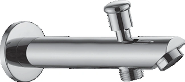 Polo Mario Spout, wall mounted (170mm), round shape — Chrome