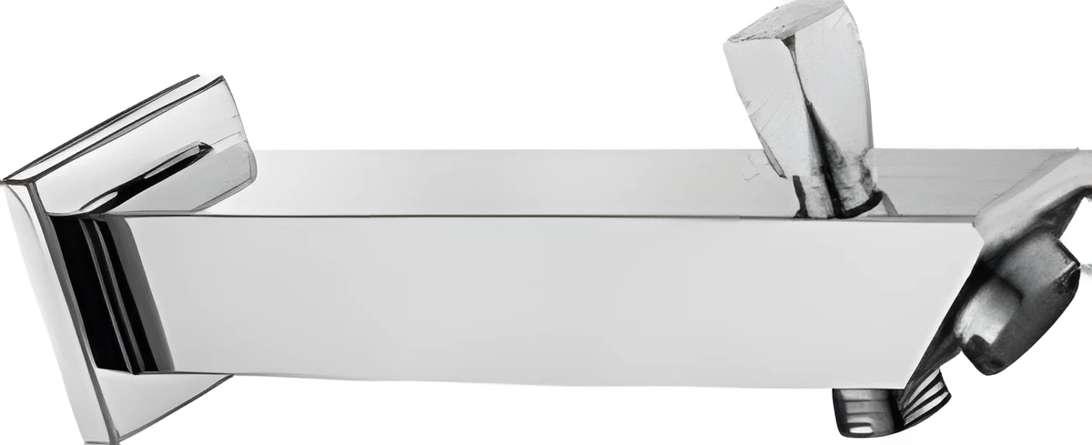 Polo Mario Spout, wall mounted (135 mm), with diverter — Chrome