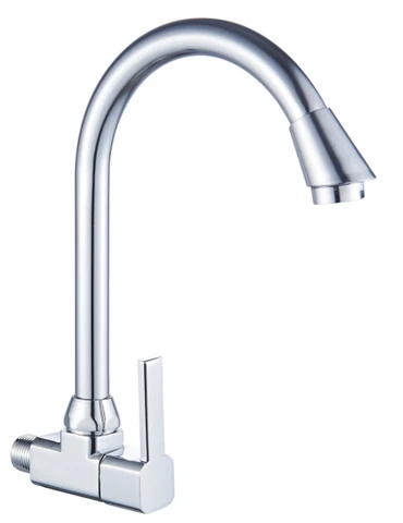 BARI Sink Tap with SS Spout Wall Mounted