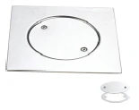 304SS White Cushion Floor Drain 2pcs 15*15cm