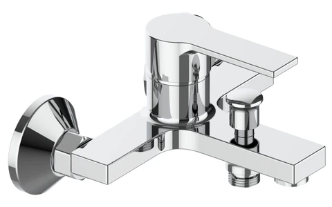 Bath Mixer with SS rose + SS elbow without Shower set