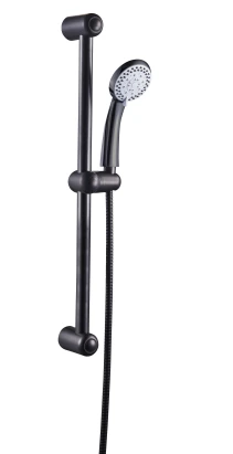 Sliding Bar Chrome 450mm+ hand shower 5 func+ hose