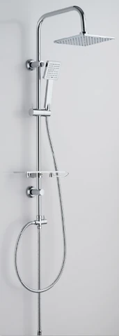 Rainshower Chrome +Handhsower +Flex SS+Soap