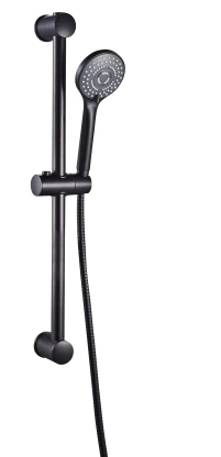Sliding Bar Chrome 600mm+ hand shower 5 func+hose