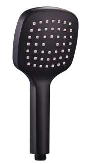 hand shower Black single func+hose 1.5M+Black holder