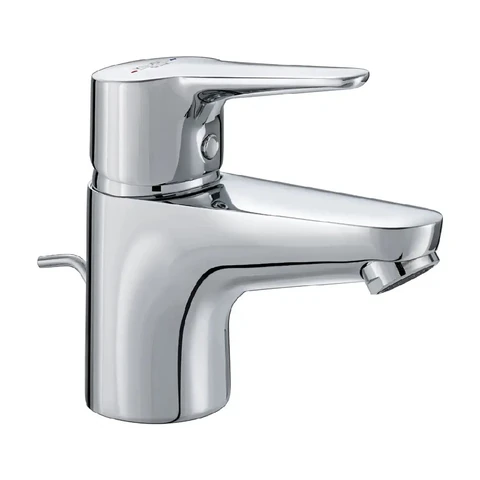 Wash Basin Mixer, Single Lever With Pop Waste-Polaris
