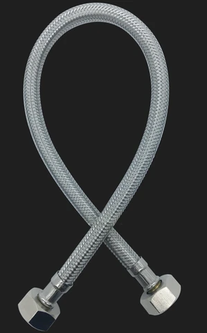 SS Braided Flexible Hose with brass insert 120CM