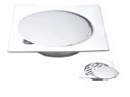 304SS Steel Floor Drain 3pcs 15*15cm