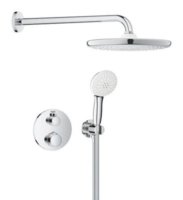 GROHE Grohtherm Concealed shower system with Tempesta 250