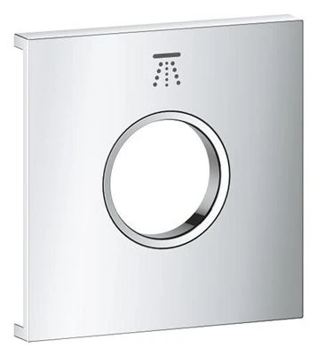 GROHE Grohtherm Aqua Tiles Exchangeable metal plate with symbol head shower 3