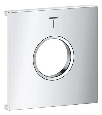 GROHE Grohtherm Aqua Tiles Exchangeable metal plate with symbol head shower 4