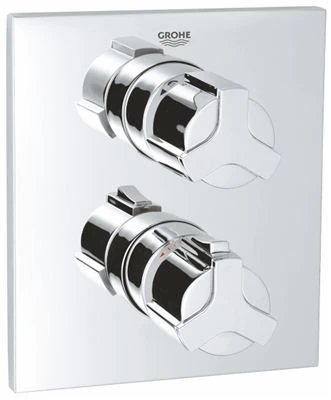 GROHE Allure Thermostat with integrated 2 way diverter for bath or shower with more than one outlet