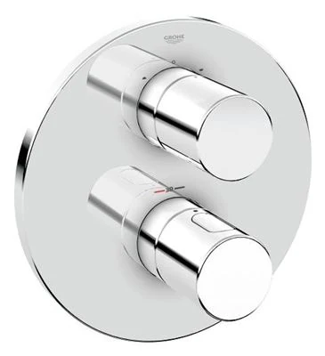 GROHE Grohtherm 3000 Cosmopolitan Thermostat with integrated 2 way diverter for bath or shower with more than one outlet