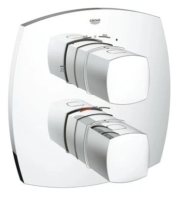 GROHE Grandera Thermostatic shower mixer with integrated 2 way diverter