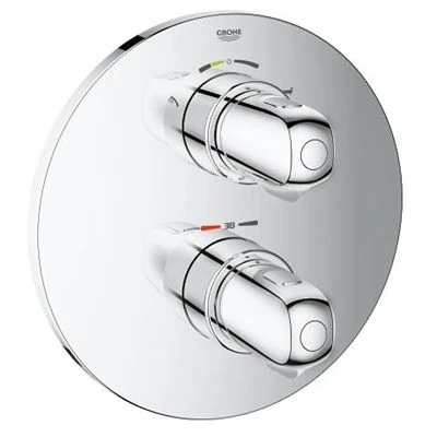 GROHE Grohtherm 1000 Thermostatic bath mixer with integrated 2 way diverter