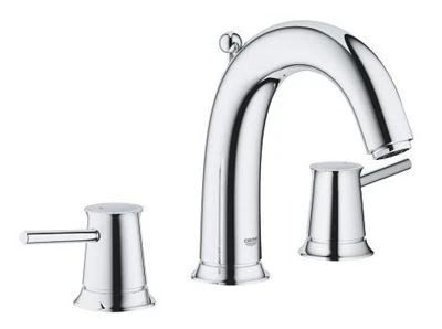 GROHE BauClassic Three hole basin mixer 1/2" S
