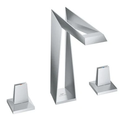 GROHE Allure Brilliant 3 hole deck mount basin mixer L