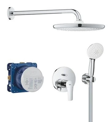 GROHE Eurosmart Concealed shower system with Tempesta 250