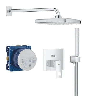 GROHE Eurocube Concealed shower system with Tempesta 250 Cube