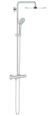 GROHE Euphoria System 310 Shower system with thermostatic mixer for wall mounting