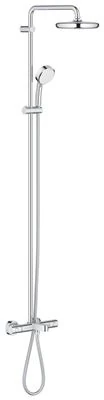 GROHE Tempesta Cosmopolitan System 210 Shower system with bath thermostat for wall mounting