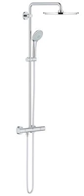 GROHE Euphoria System 310 Shower system with thermostatic mixer for wall mounting