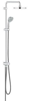 GROHE Tempesta Rustic System 200 Flex shower system with diverter for wall mounting
