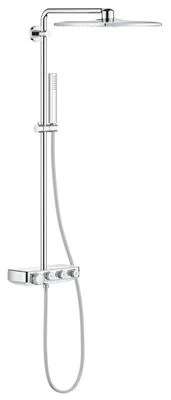 GROHE Euphoria SmartControl System 310 Cube Shower system with thermostat for wall mounting